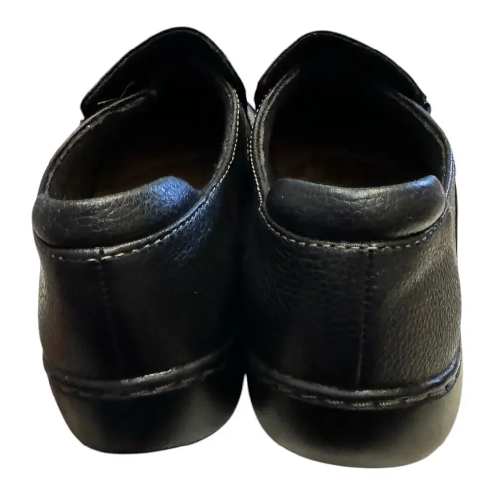 New Clarks Collection Cora Poppy Black Slip-on Loafers 8